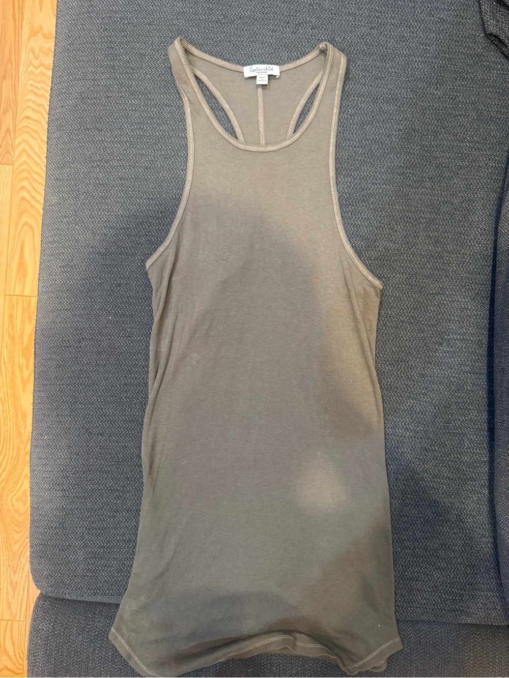 Splendid Olive Racerback Tank Top